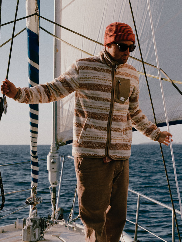 Quiksilver Clean Coasts - Polaire zippée pour Homme Blanc