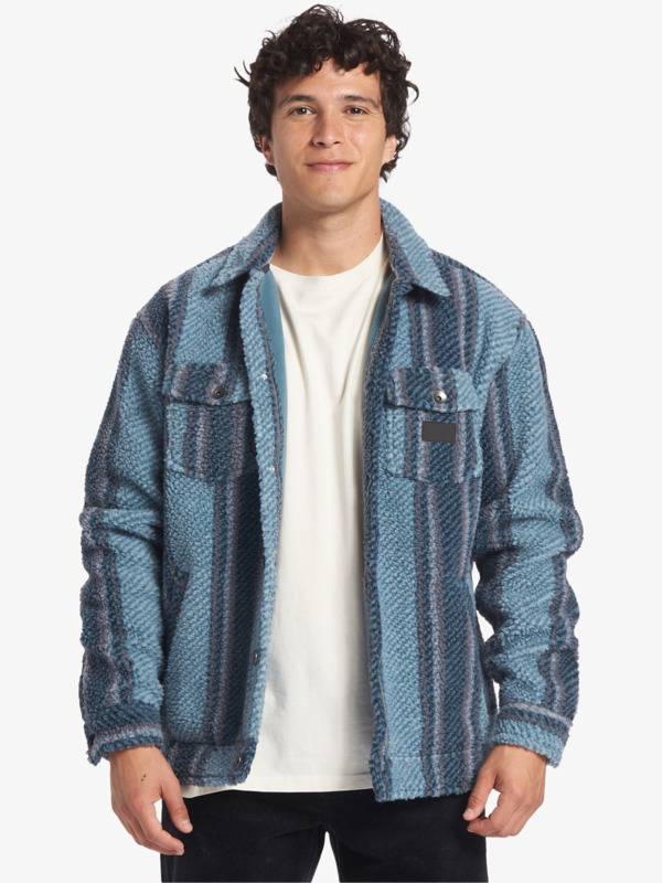 Quiksilver Sherpa - Surchemise en polaire pour Homme Bleu