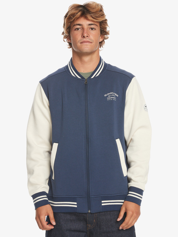 Quiksilver Bomber - Polaire zippée pour Homme Bleu