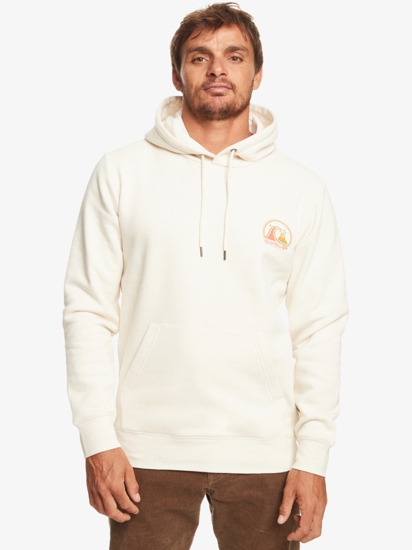 Quiksilver Clean Circle - Sweat à capuche pour Homme Blanc