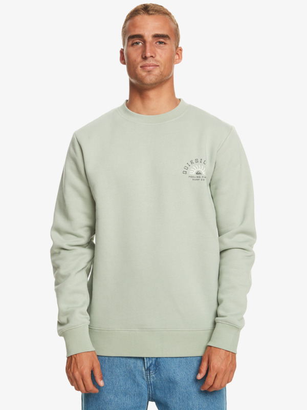 Quiksilver Surf The Earth - Sweat pour Homme Vert