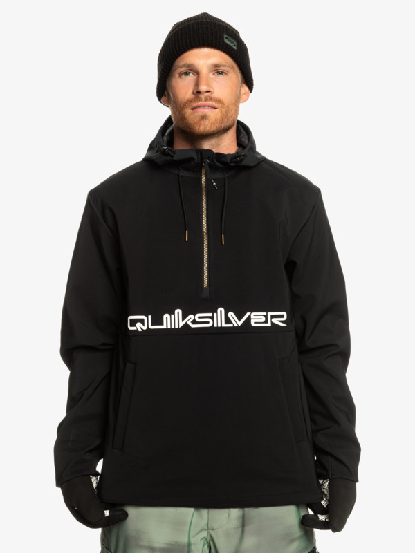 Quiksilver Live For The Ride - Sweat à capuche softshell technique pour Homme Noir