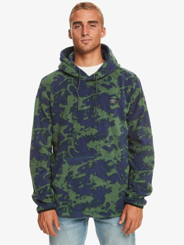 Quiksilver Essentials - Polaire à capuche pour Homme Vert