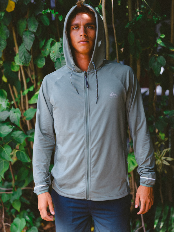 Quiksilver Knit Training - Sweat à capuche technique zippé pour Homme Vert