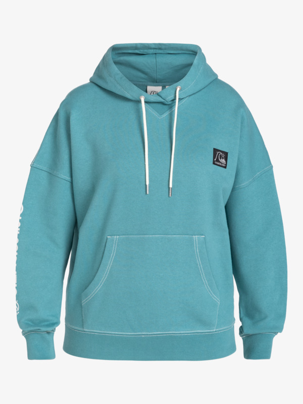 Quiksilver UNI - Sweat à capuche en coton bio pour Femme Bleu