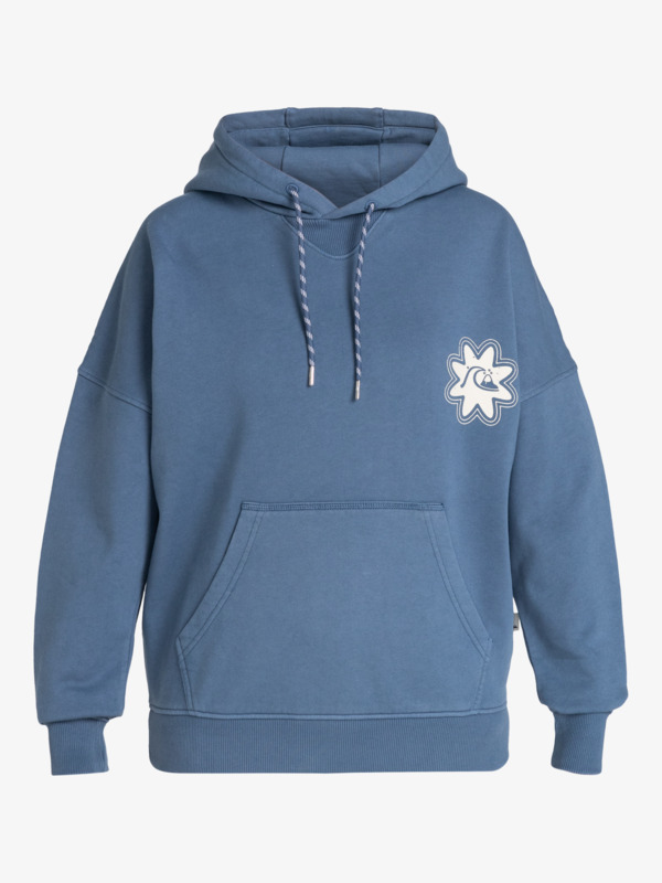Quiksilver UNI - Sweat à capuche oversize pour Femme Bleu
