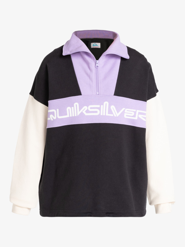 Quiksilver UNI - Sweat demi-zip pour Femme Noir