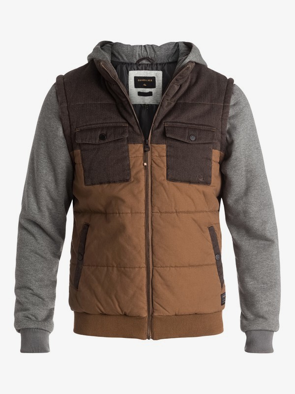 Комбинированная Куртка С Трикотажными Рукавами Мужская Купить ...