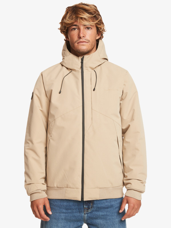 Quiksilver New Brooks 5K - Veste déperlante pour Homme Marron