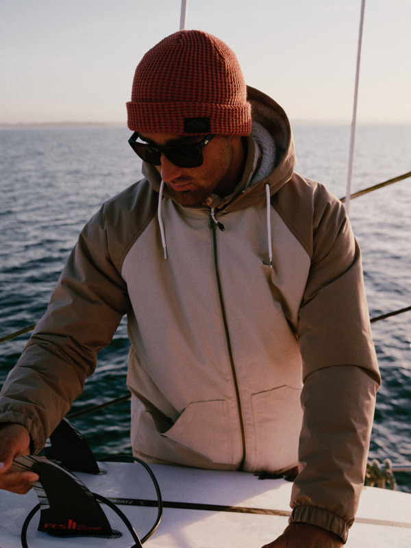 Quiksilver Final Call - Parka résistante à l'eau pour Homme Beige