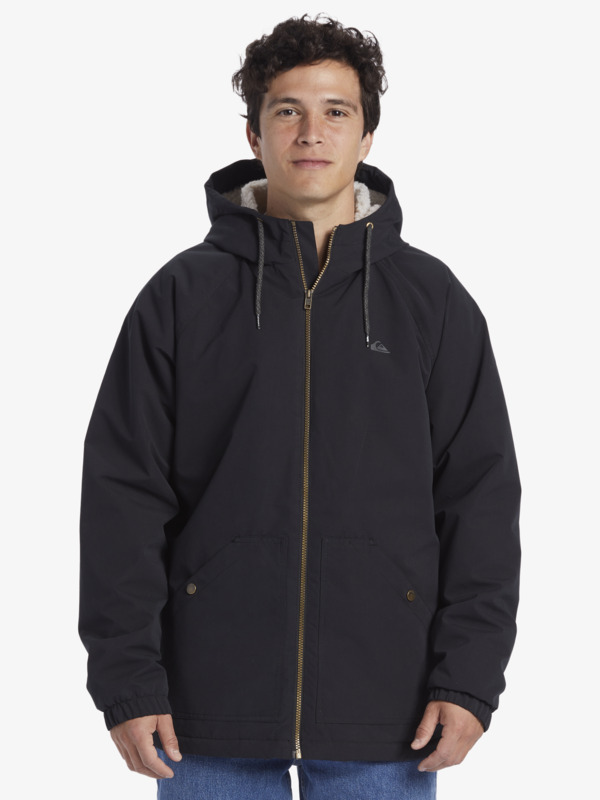Quiksilver Final Call - Parka résistante à l'eau pour Homme Noir