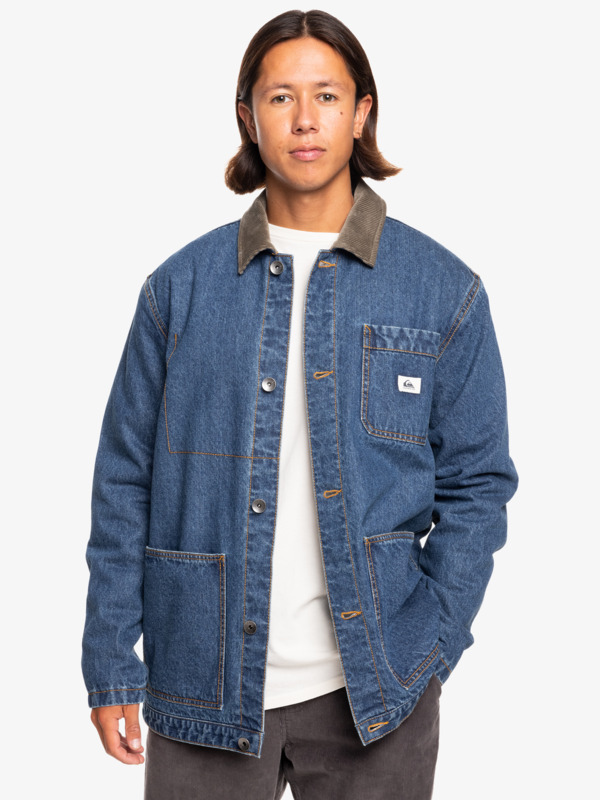 Quiksilver Achlean - Veste en denim pour Homme Bleu