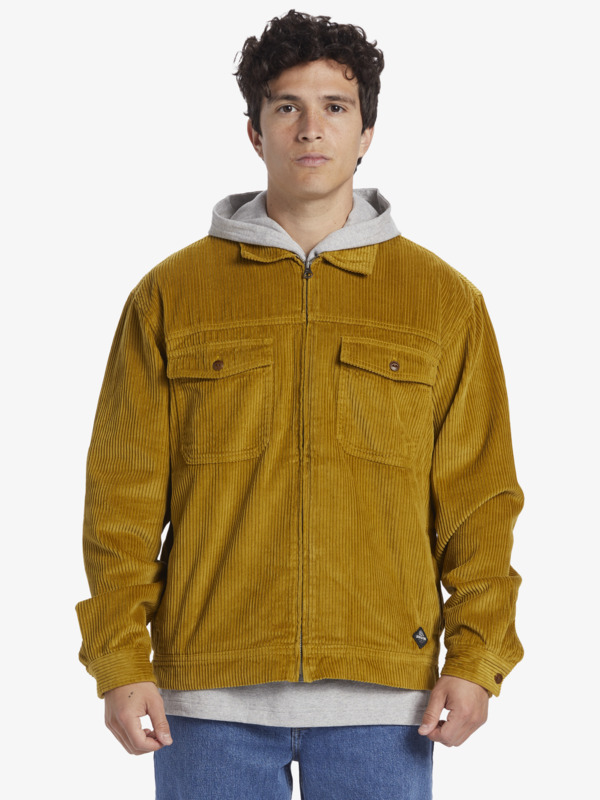 Quiksilver Kinfauns - Veste en velours côtelé pour Homme Vert