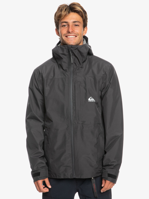 Quiksilver Over Cast GORE-TEX - Veste chaude imperméable pour Homme Noir