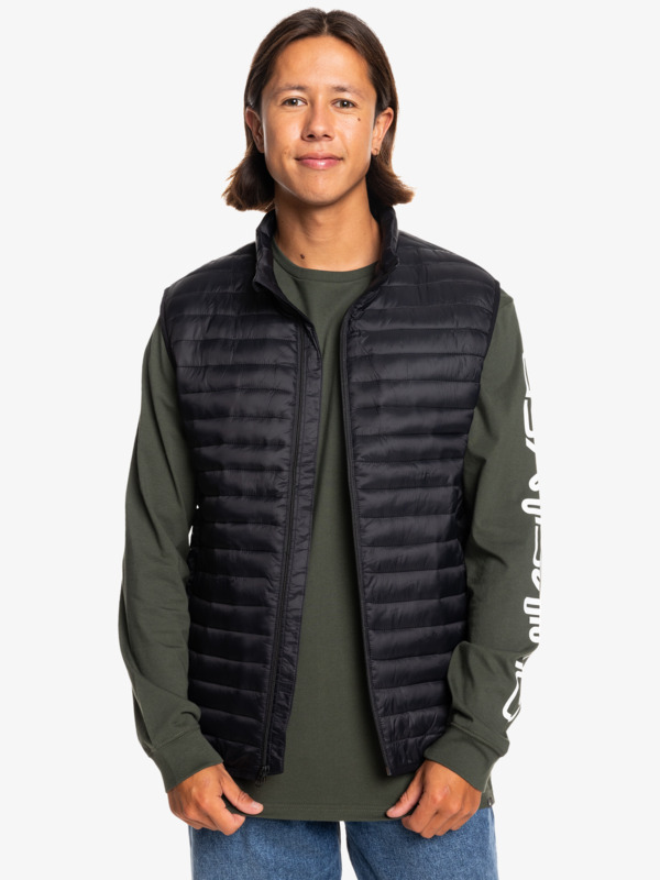 Quiksilver Scaly - Veste sans manches légère pour Homme Noir