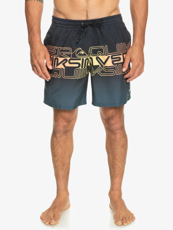 Quiksilver Everyday Wordblock 17 - Short de bain pour Homme Noir