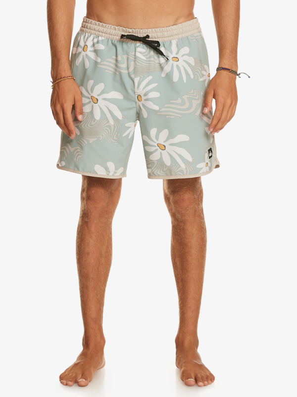 Quiksilver Surfsilk Scallop Volley 17 - Short de bain pour Homme Vert
