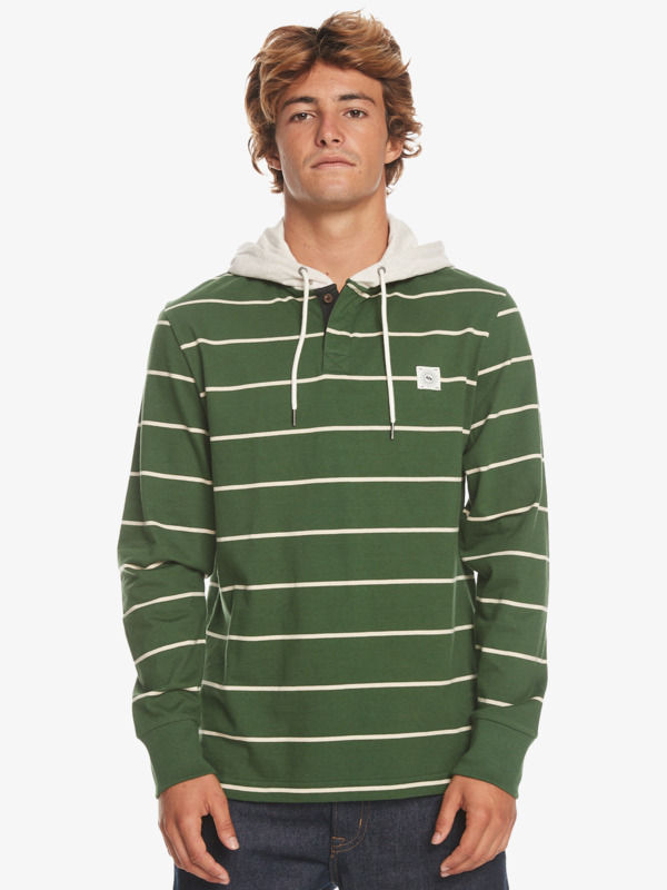 Quiksilver Palisades - T-shirt à capuche pour Homme Vert