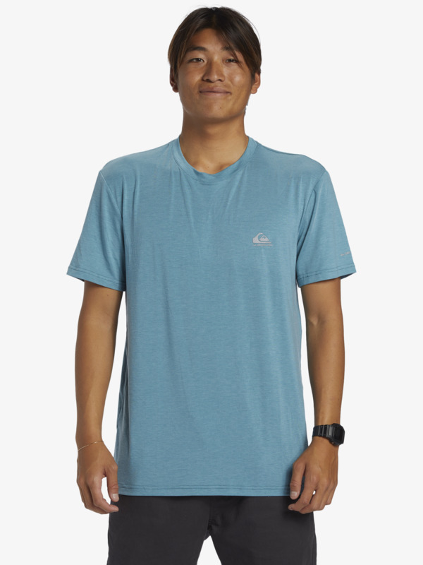 Quiksilver Coastal Run - T-shirt pour Homme Bleu