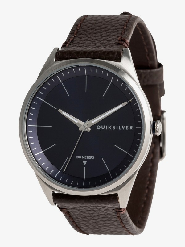 Bienville Leather Analogue Watch For Men Quiksilver