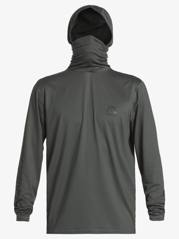 Quiksilver Heritage - T-shirt de surf à manches longues pour Homme Noir