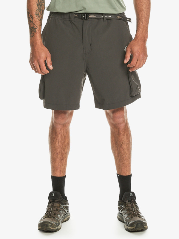 Quiksilver Run Ashore - Short cargo pour Homme Noir