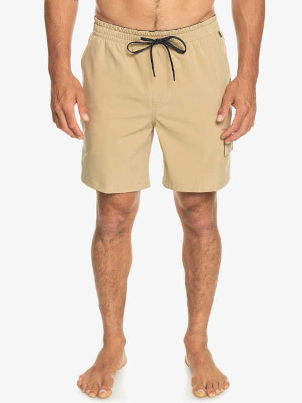 Quiksilver Taxer Cargo 18 - Boardshort Amphibian pour Homme Marron