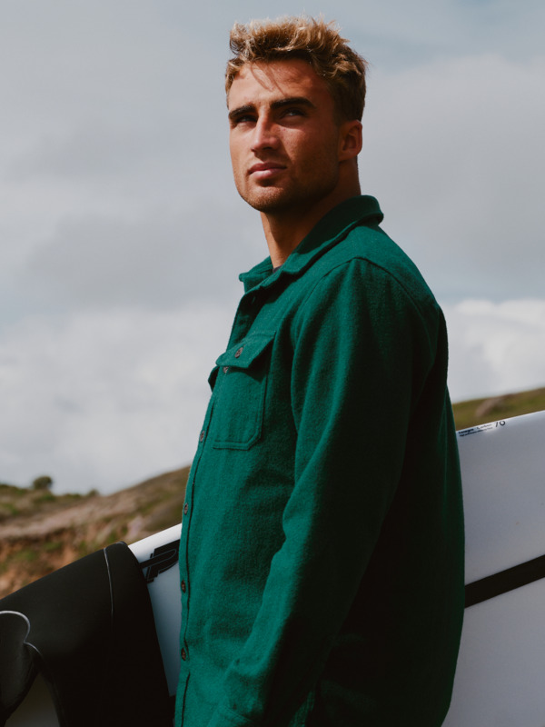 Quiksilver Salterhill - Chemise manches longues pour Homme Vert