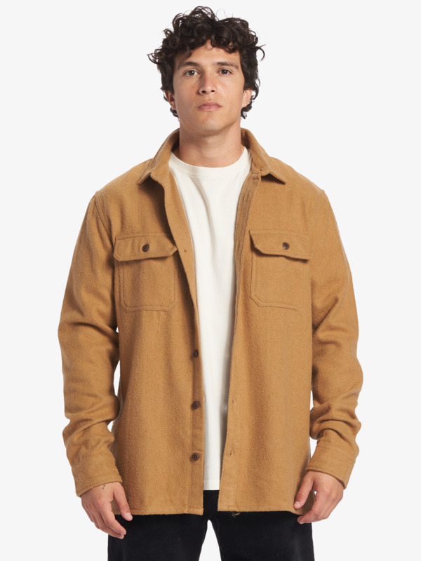 Quiksilver Salterhill - Chemise manches longues pour Homme Marron