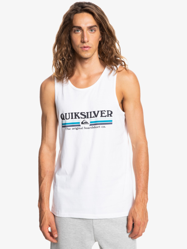 Quiksilver Lined Up - Débardeur pour Homme Blanc
