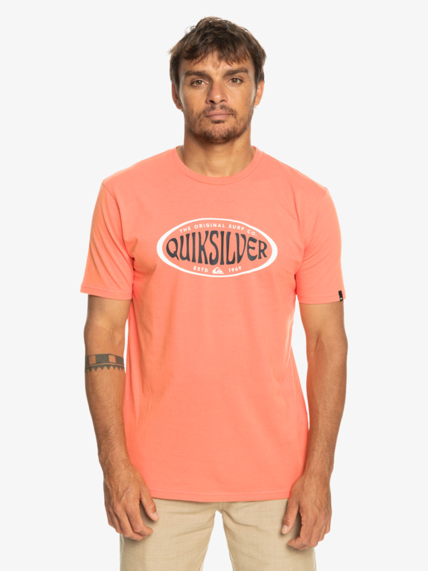 Quiksilver In Circles - T-shirt pour Homme Rose