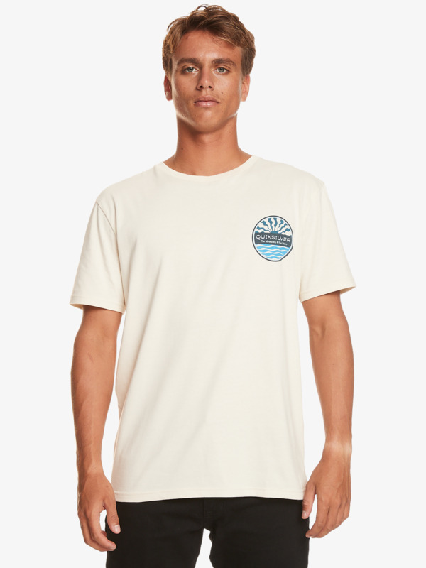 Quiksilver Sea Brigade - T-shirt pour Homme Blanc