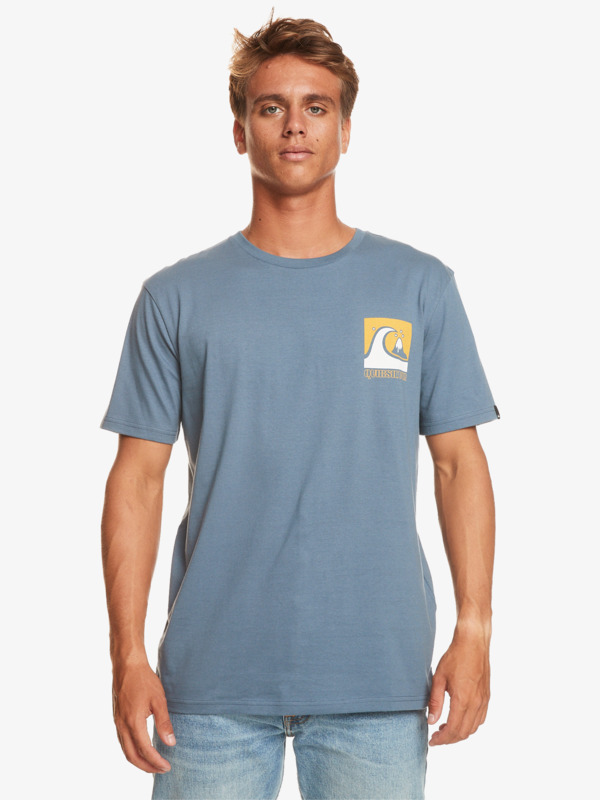 Quiksilver Quik Block - T-shirt pour Homme Bleu