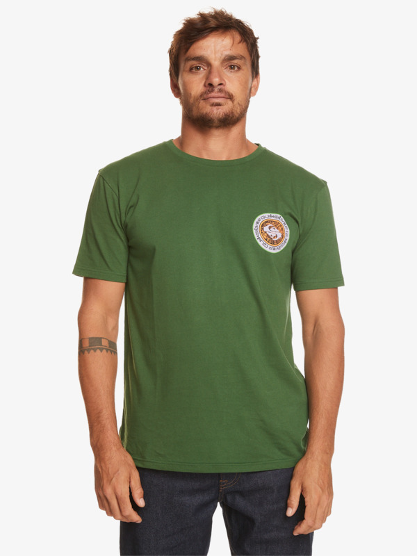 Quiksilver Omni Circle - T-shirt pour Homme Vert