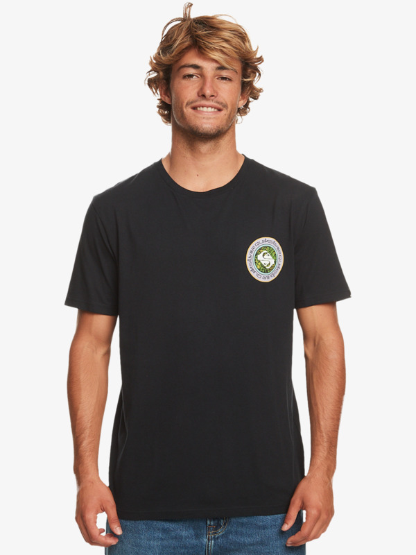 Quiksilver Omni Circle - T-shirt pour Homme Noir
