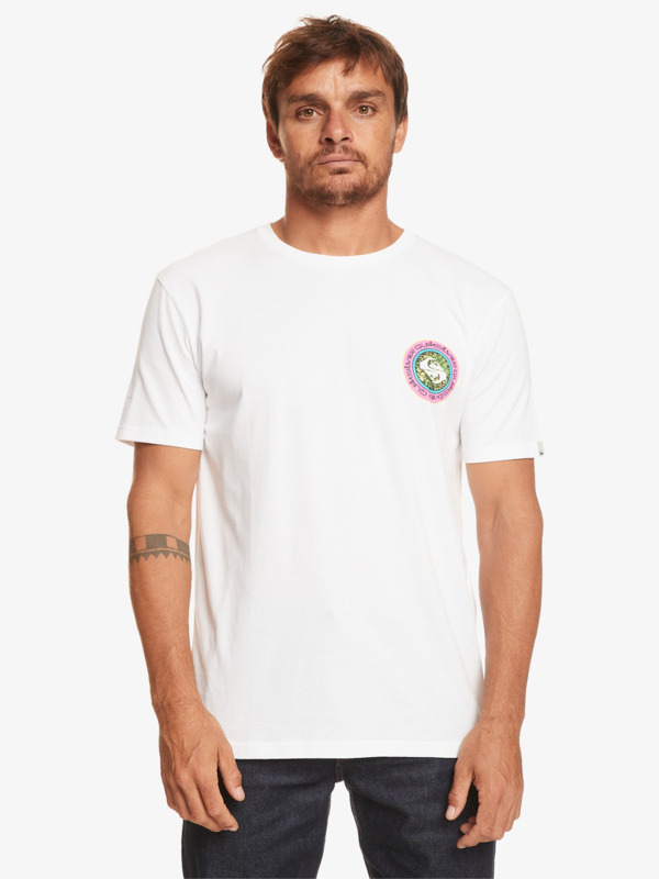 Quiksilver Omni Circle - T-shirt pour Homme Blanc