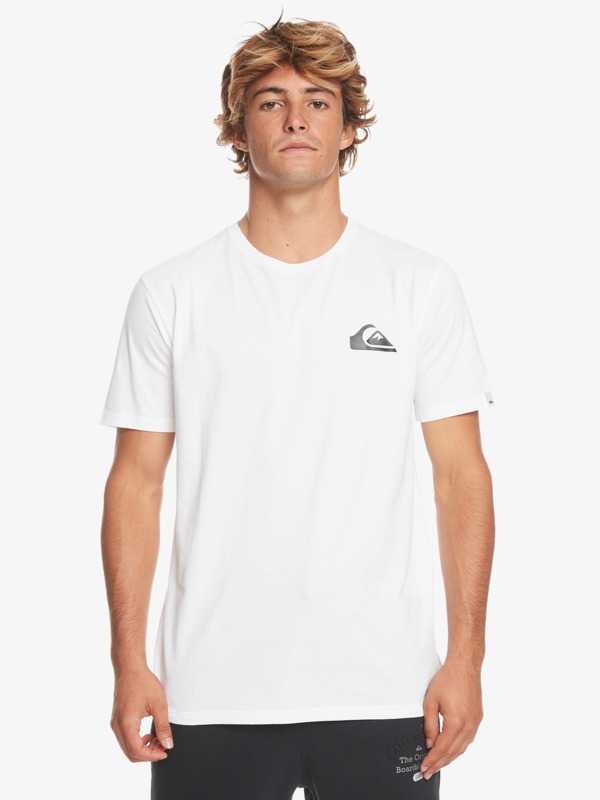 Quiksilver MW Mini Logo - T-shirt pour Homme Blanc