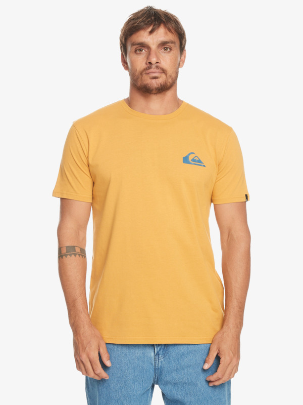 Quiksilver MW Mini Logo - T-shirt pour Homme Jaune