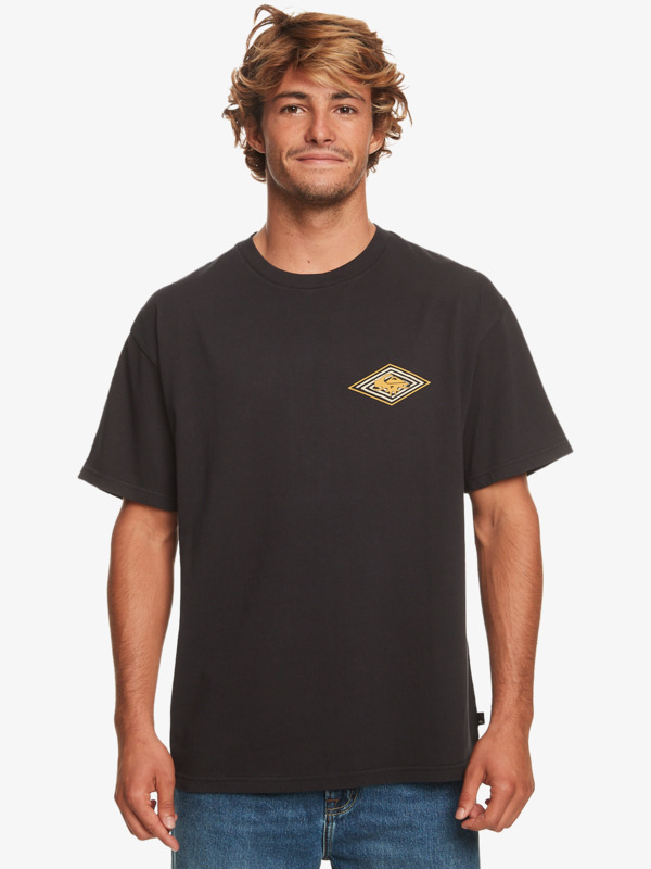 Quiksilver Fall City - T-shirt pour Homme Noir