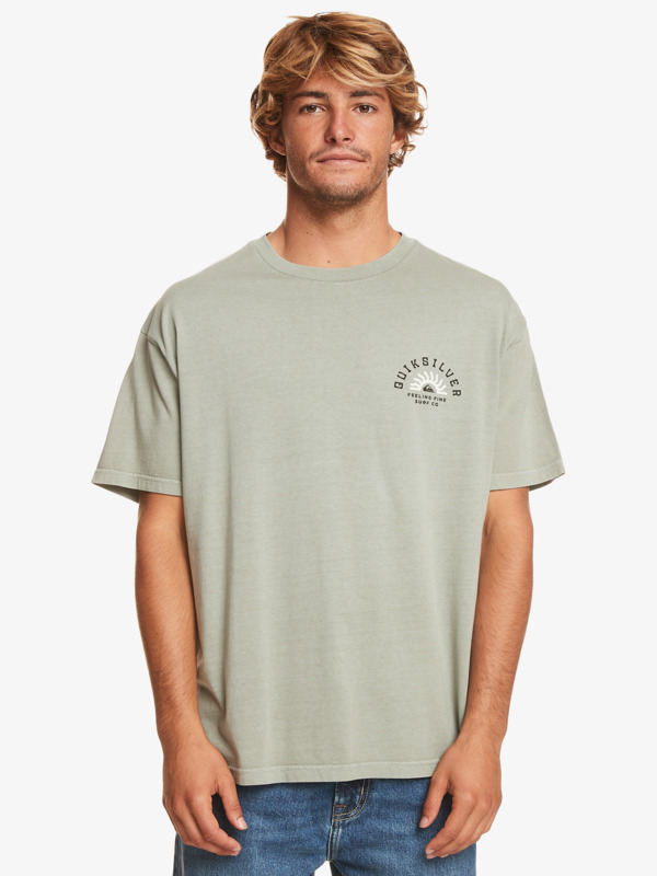 Quiksilver Qs State Of Mind - T-shirt pour Homme Vert