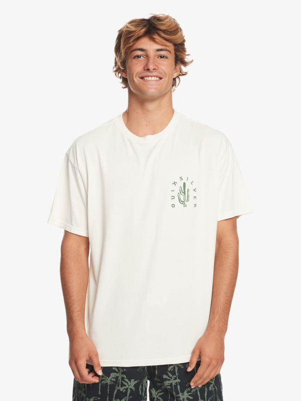 Quiksilver Silver Lining - T-shirt pour Homme Blanc