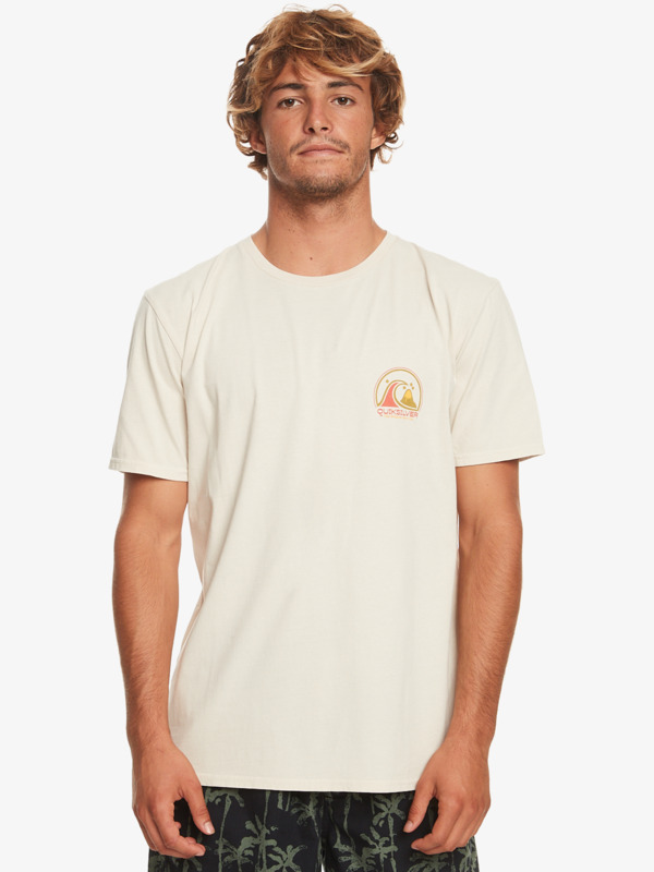 Quiksilver Clean Circle - T-shirt pour Homme Blanc