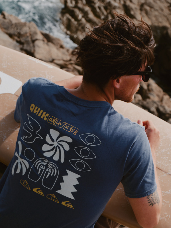 Quiksilver Summer Hope - T-shirt pour Homme Bleu