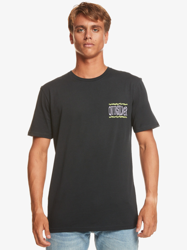 Quiksilver Taking Roots - T-shirt pour Homme Noir