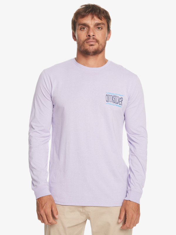Quiksilver Taking Roots - T-shirt manches longues pour Homme Violet