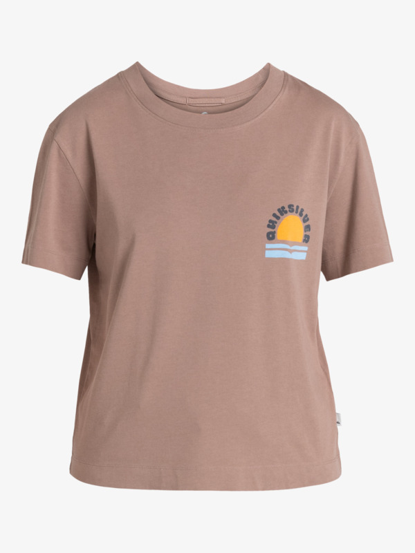 Quiksilver UNI - T-shirt court pour Femme Gris