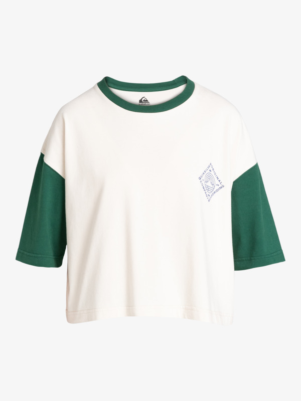 Quiksilver UNI - T-shirt court pour Femme Blanc