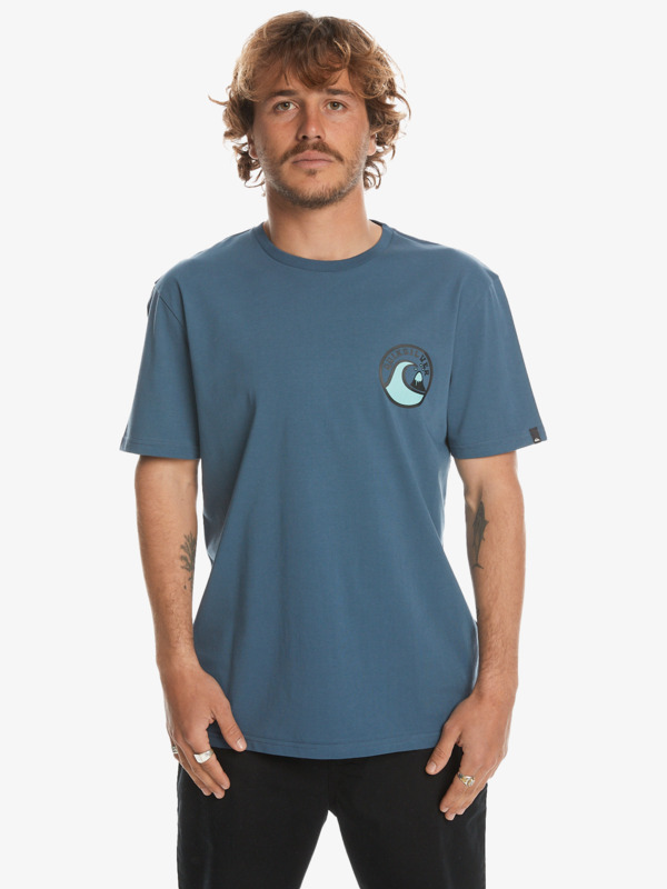 Quiksilver Screen - T-shirt pour Homme Bleu