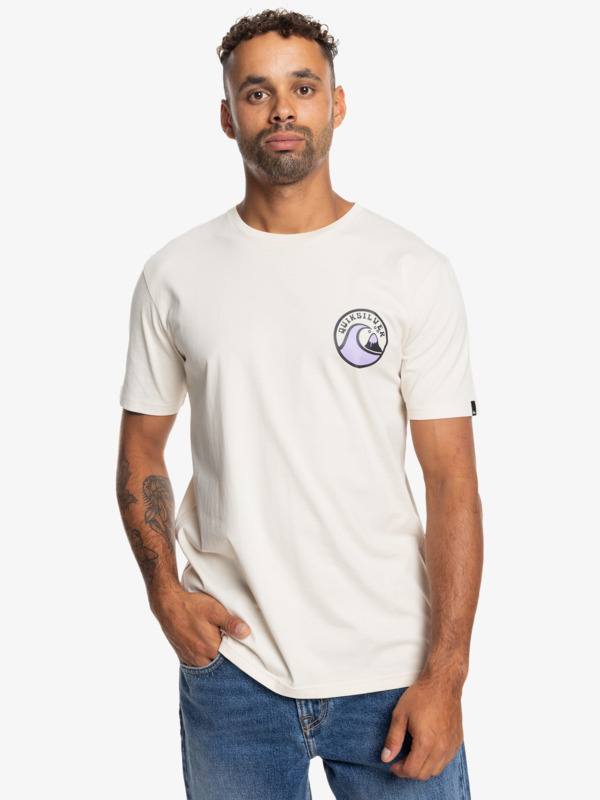 Quiksilver Screen - T-shirt pour Homme Blanc