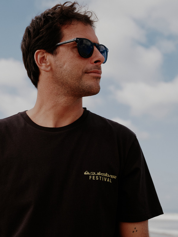 Quiksilver Organic QSF Affiche - T-shirt pour Homme Noir